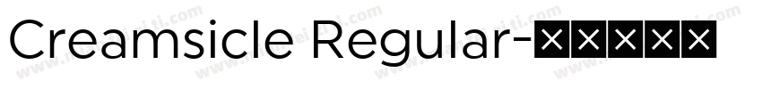 Creamsicle Regular字体转换